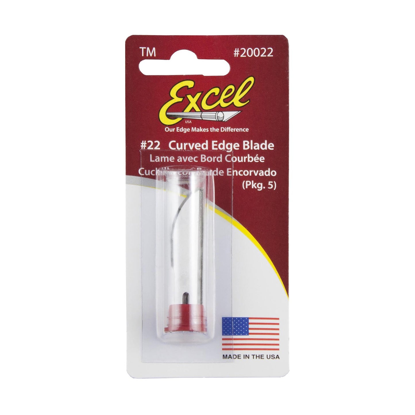 Excel #22 20022 Curved Edge Knife Blade - (5)