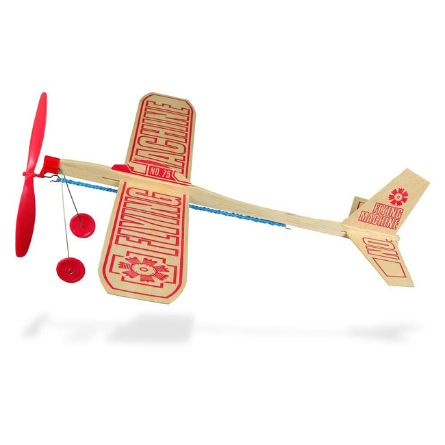 Flying Machine Balsa Rubber Band Powered by  Gaillow