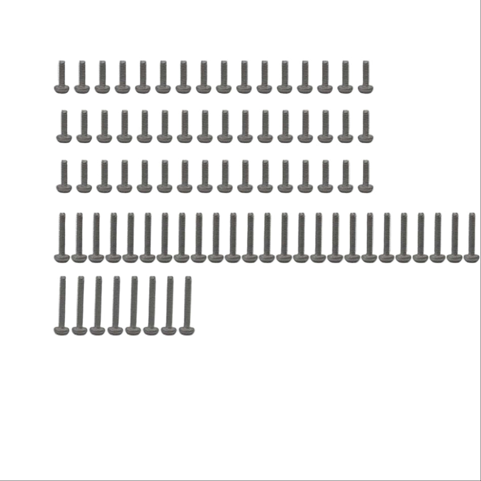 Hot Racing M1.4 Stainless Steel Full Screw Set – Fits Axial SCX24 [HRASXTF14SS]