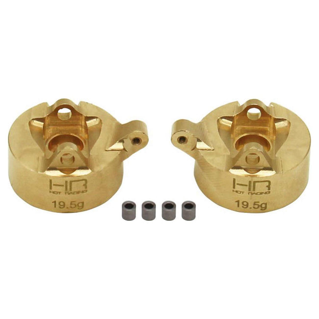 Hot Racing Extra Heavy Brass Front Steering Knuckle SCX24