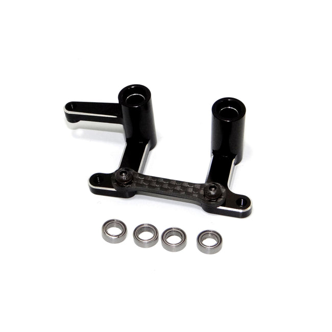 Hot Racing Traxxas® Slash® Aluminum Steering Bellcranks & Draglink Set (Black)
