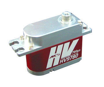 HV9780 MKS Titanium Gear High Voltage Tail Mini Servo w/Aluminum Case