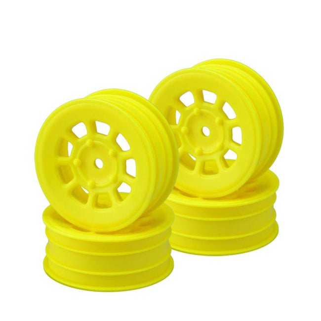 9 shot 2.2" front wheel (yellow) - 4pc