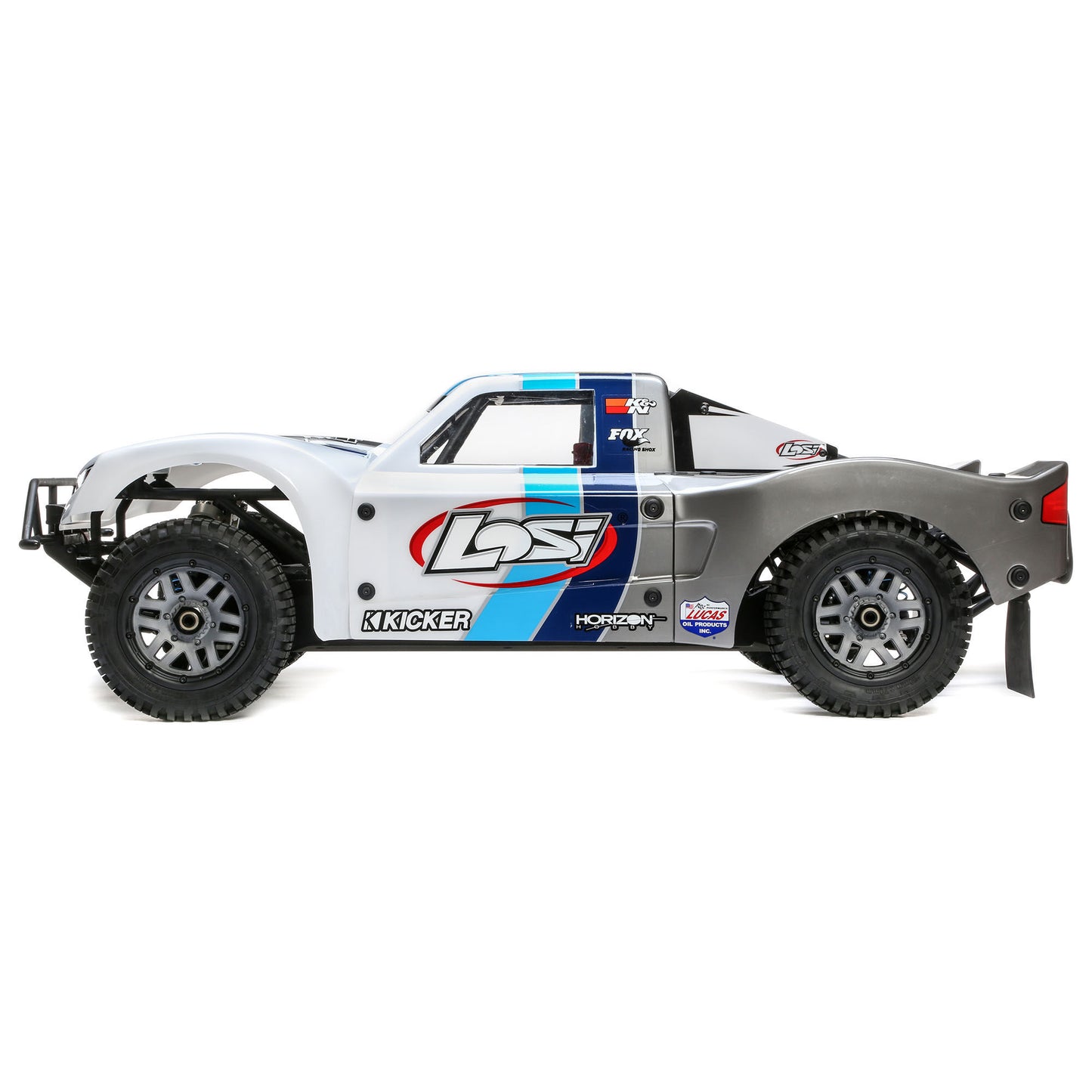 5IVE-T 2.0 BND:  Losi 1/5 4WD Gas Short Course Truck Grey/Blue