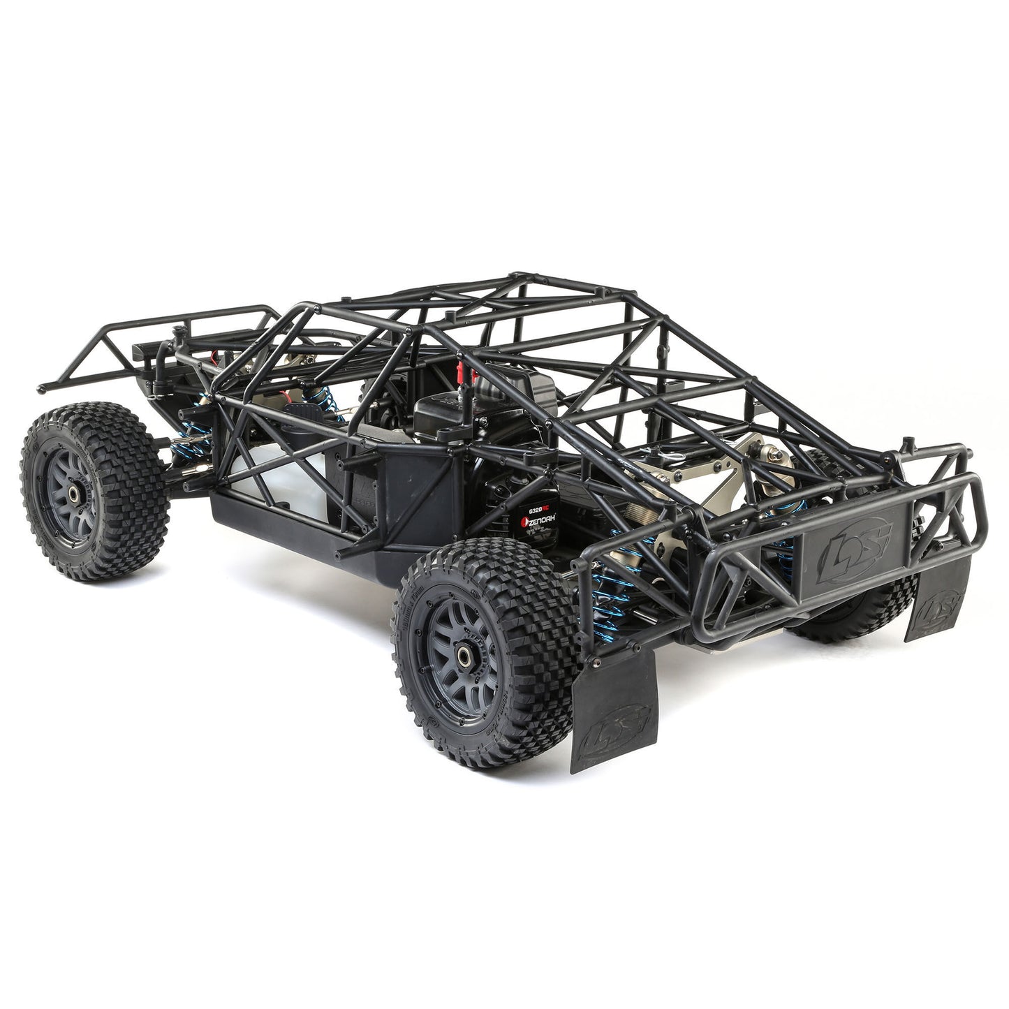 5IVE-T 2.0 BND:  Losi 1/5 4WD Gas Short Course Truck Grey/Blue