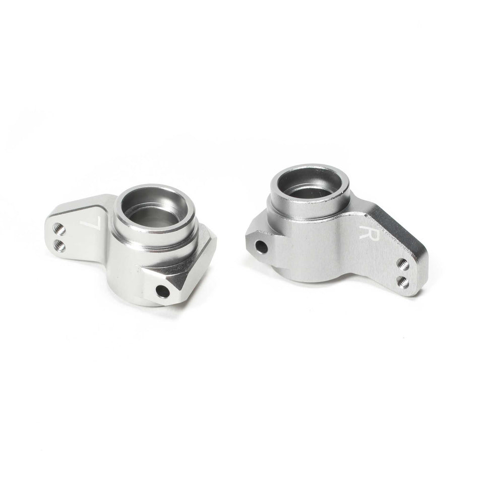 Losi Rear Hub Set, Aluminum: 22S