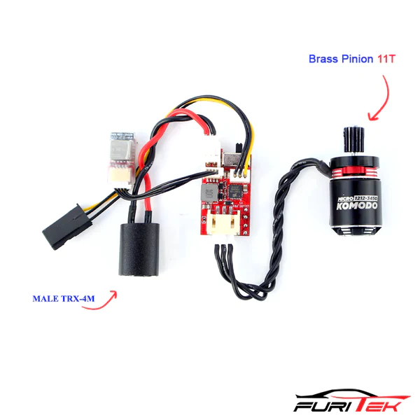 Furitek STINGER 118 brushless power system  For Traxxas® TRX-4M®
