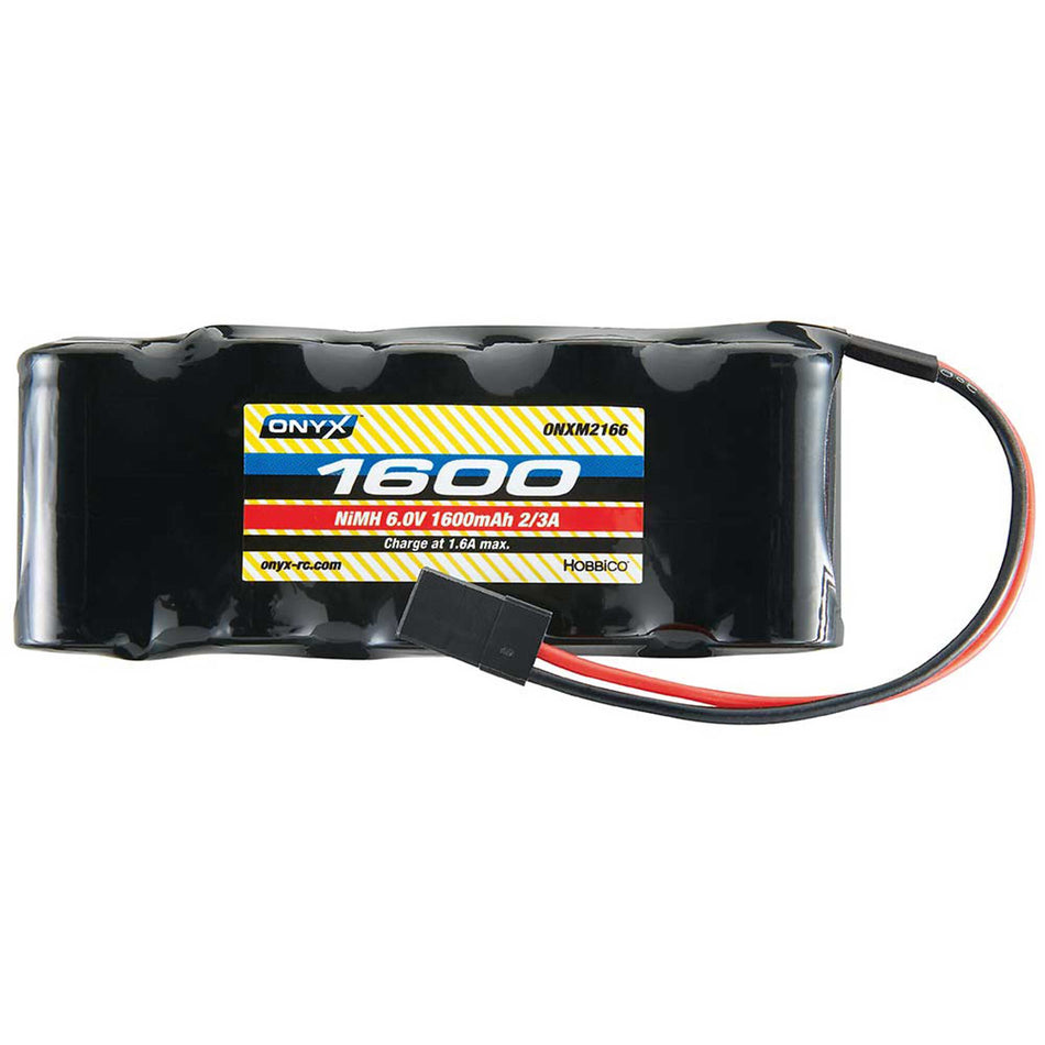 NiMH Receiver 6.0V Battery 1600mAh 2/3