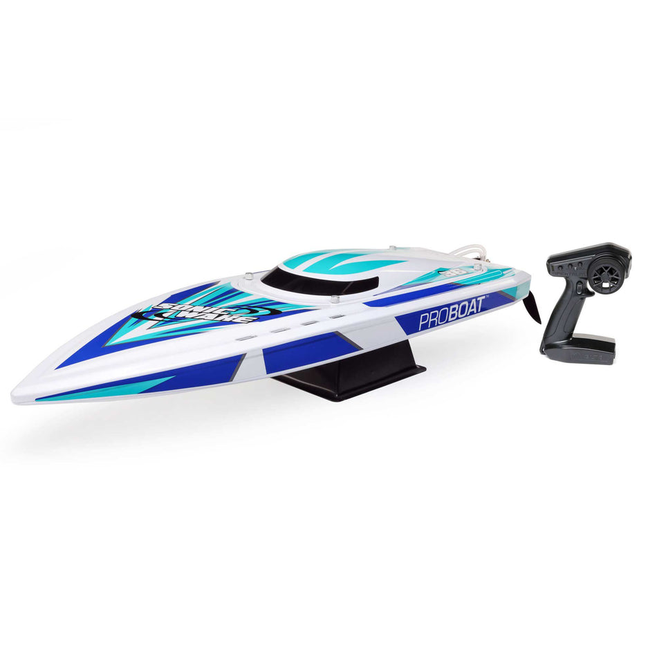 Sonicwake V2 36" Self-Righting, BL, White: RTR