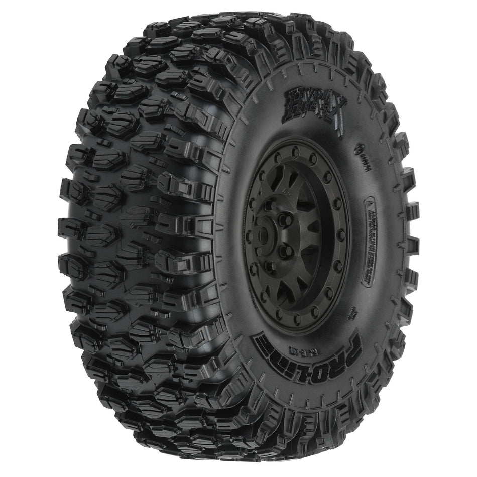 1/10 Pro-Line Hyrax G8 F/R 1.9" Crawler Tires Mounted 12mm Black Impulse (2)