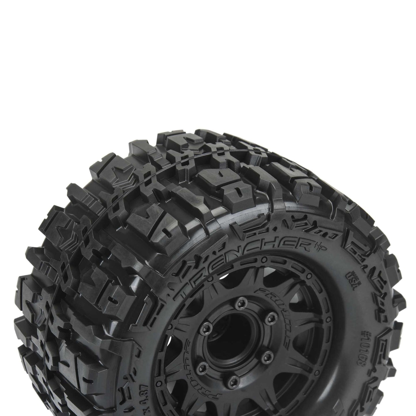 1/10 Pro-Line Trencher HP BELTED F/R 2.8" MT Tires Mounted 12mm Blk Raid (2)