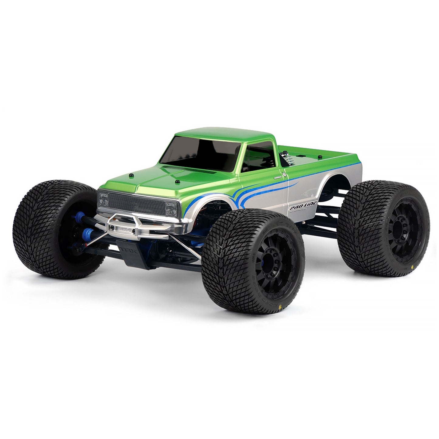 1/8 Pro-Line 1972 Chevy C-10 Long Bed Clear Body: Monster Truck