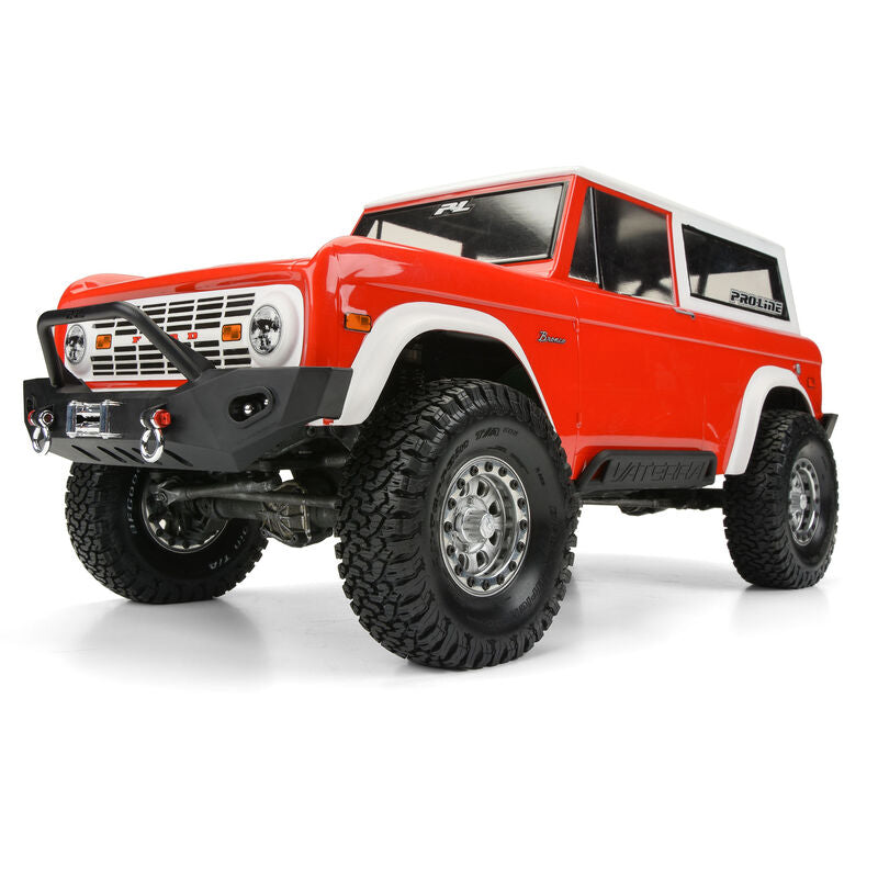 Pro-Line® 1/10 1973 Ford Bronco Clear Body 12" (305mm) Wheelbase Crawlers