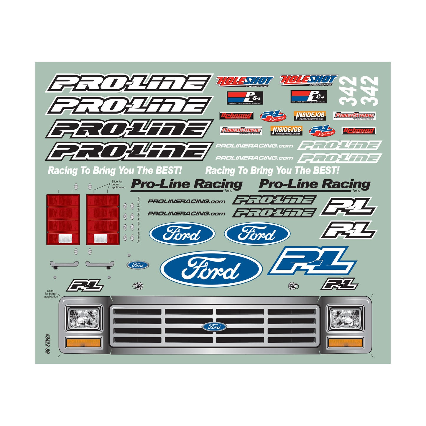 Pro-Line® 1/10 1981 Ford Bronco Clear Body: Short Course
