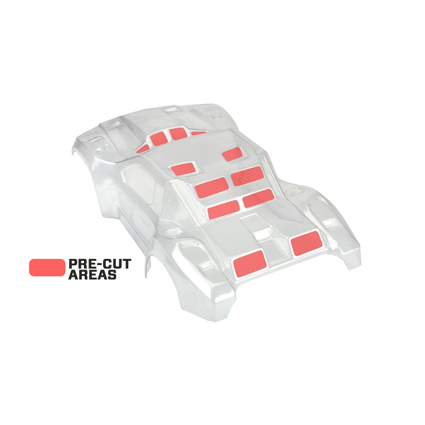 Pro-Line 1/10 Pre-Cut Flo-Tek Fusion Clear Body: Short Course