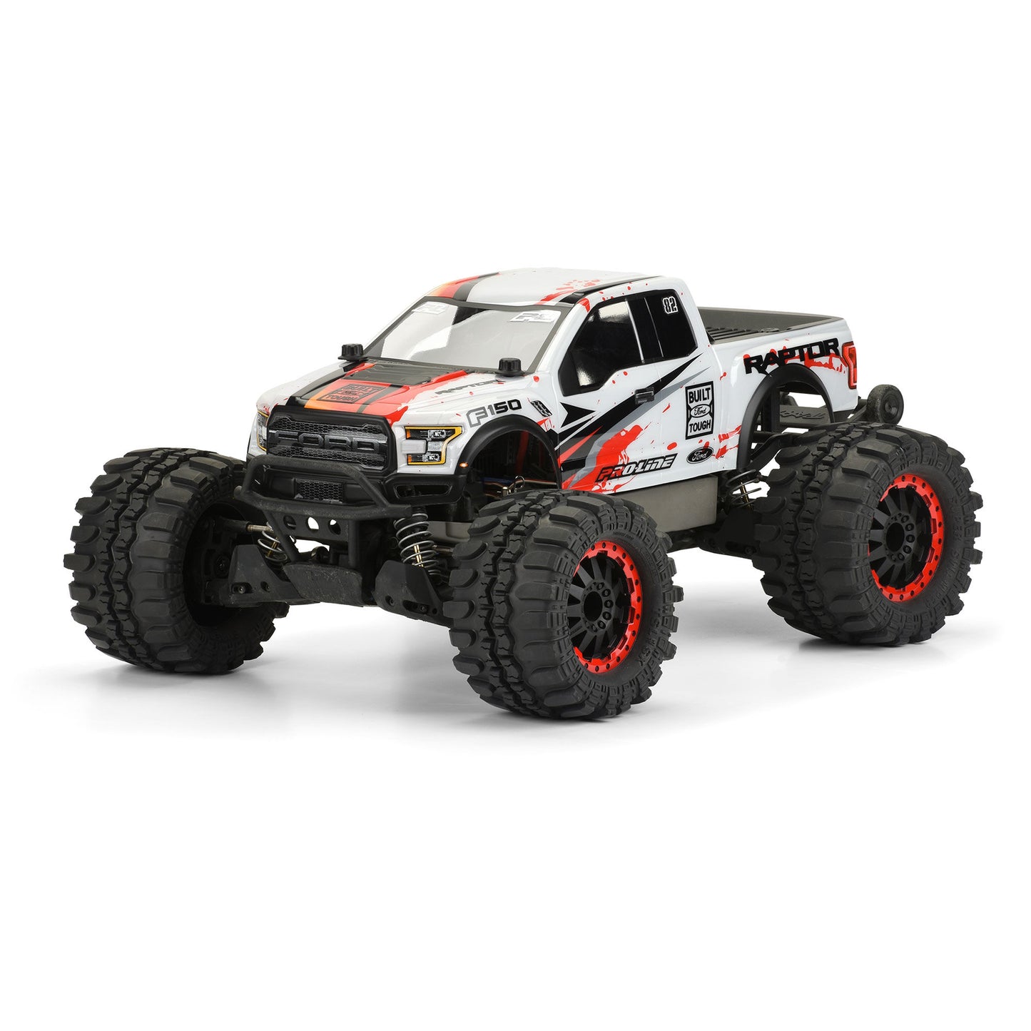 Pro-Line® 1/10 2017 Ford F-150 Raptor Clear Body: Stampede®