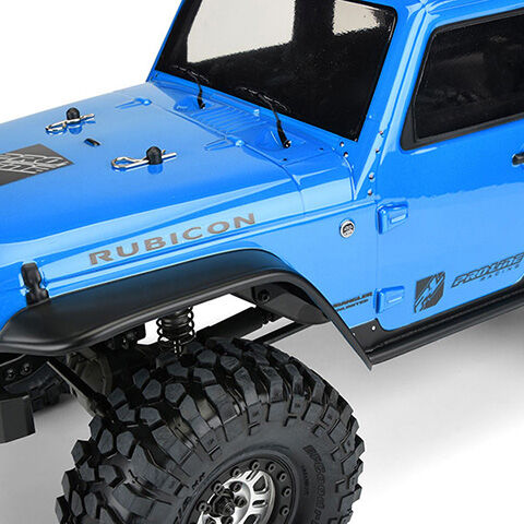 1/10 Pro-Line Jeep® Wrangler Unlimited Rubicon Clear Body 12.8" WB TRX-4