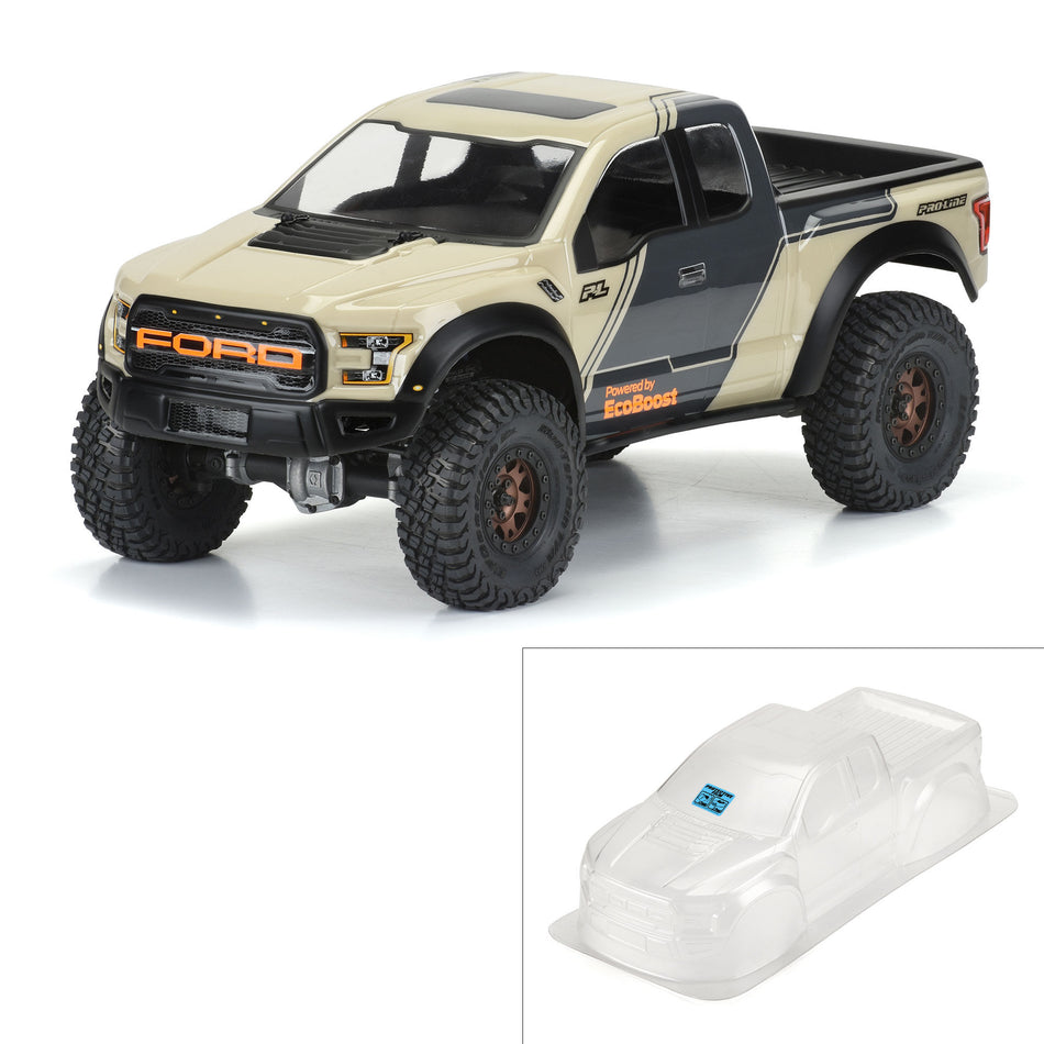 1/10 Pro-Line Ford F-150 Raptor Clr Body 12.3" WB Crawlers