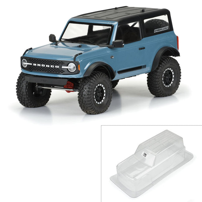 Pro-Line® 1/10 2021 Ford Bronco Clear Body Set 11.4": Crawlers