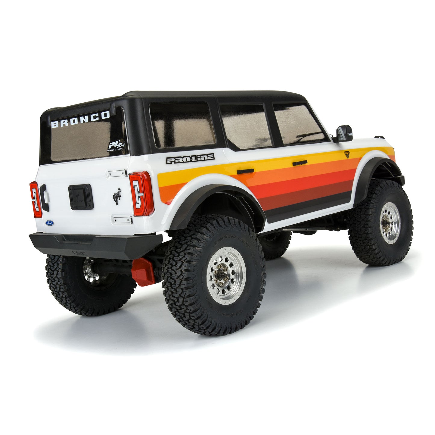 Pro-Line® 1/10 2021 Ford Bronco Clear Body Set 12.3" Wheelbase: Crawlers