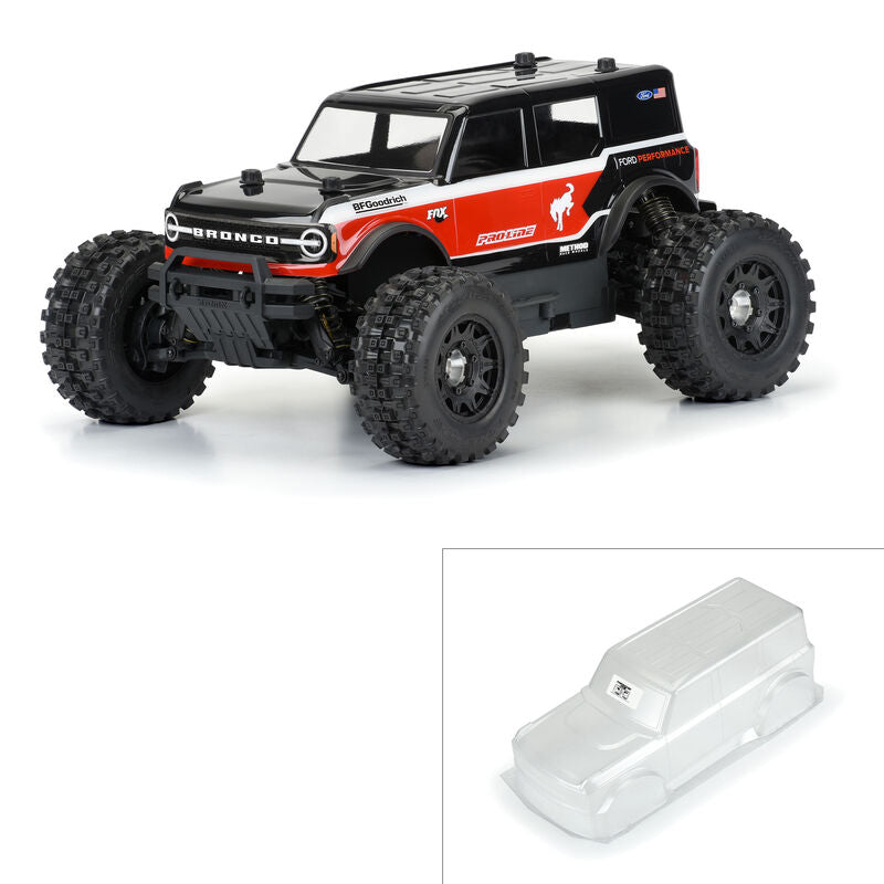 Pro-Line® 1/10 2021 Ford Bronco Clear Body: Stampede, Granite, Vorteks