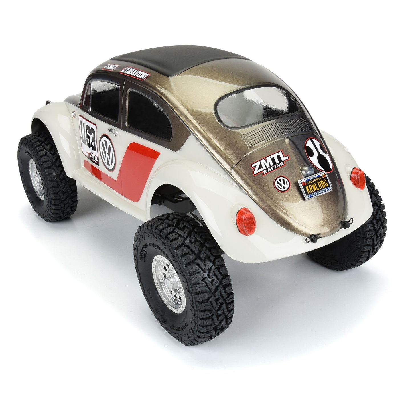 1/10 Pro-Line Volkswagen Beetle Clear Body 12.3" Wheelbase Crawlers