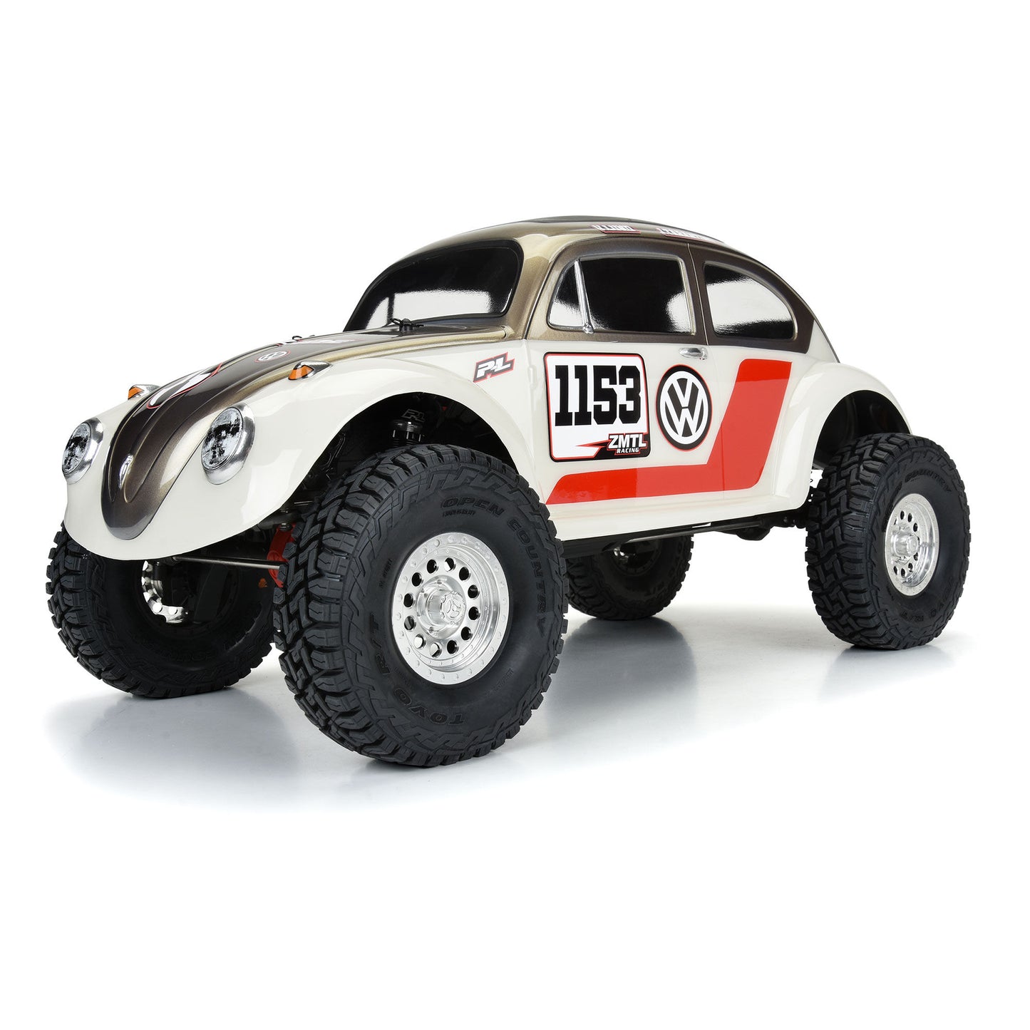 1/10 Pro-Line Volkswagen Beetle Clear Body 12.3" Wheelbase Crawlers