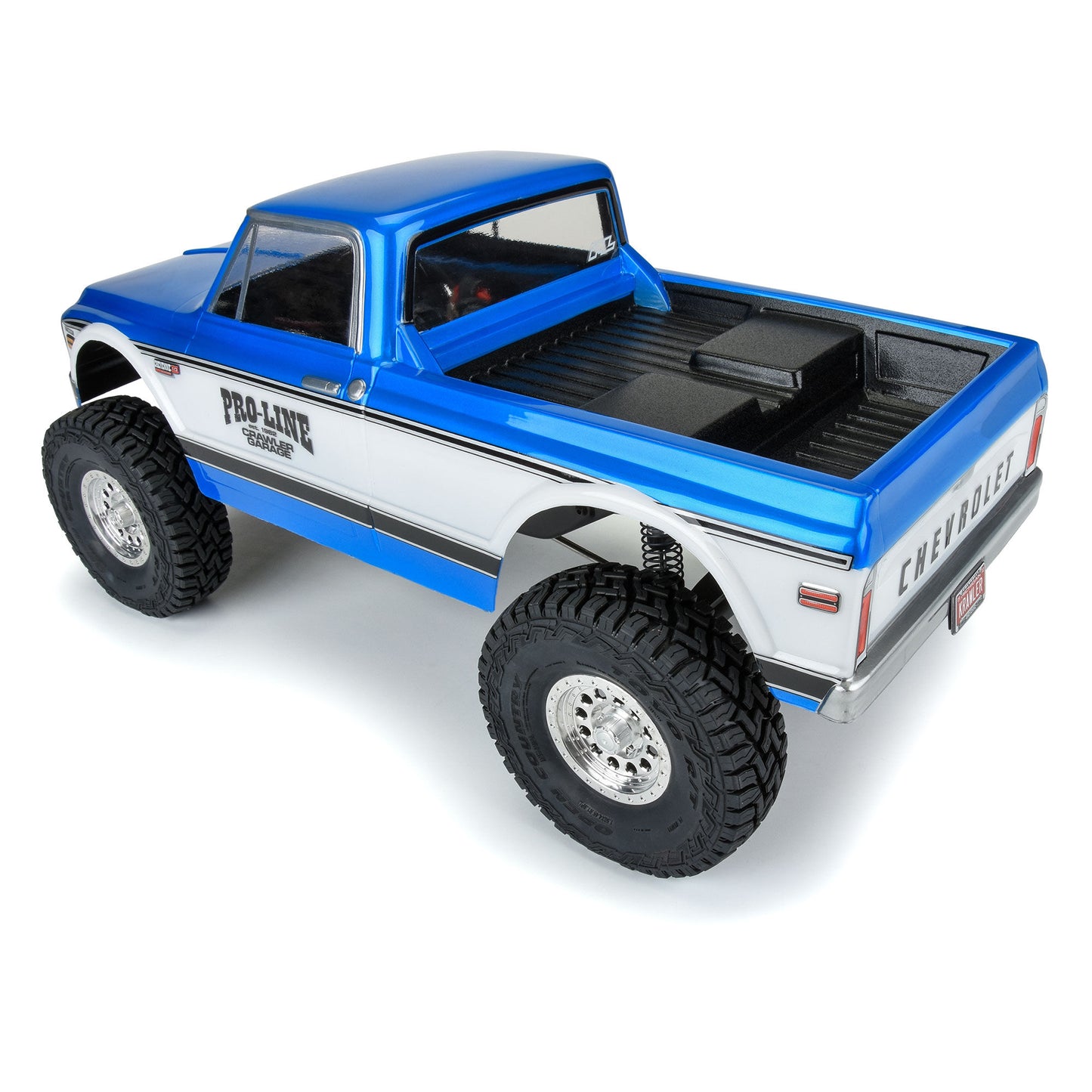 Pro-Line® 1/10 1972 Chevy K-10 Clear Body 12.3" Wheelbase Crawlers