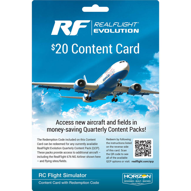 RealFlight Content Card $20
