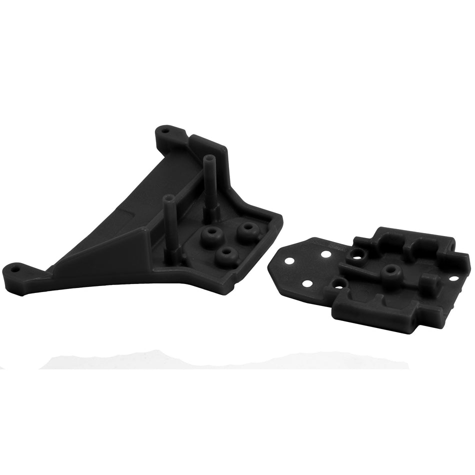 RPM Front LCG Bulkhead (Black) for Traxxas Slash 4X4 & Rally | RPM73562