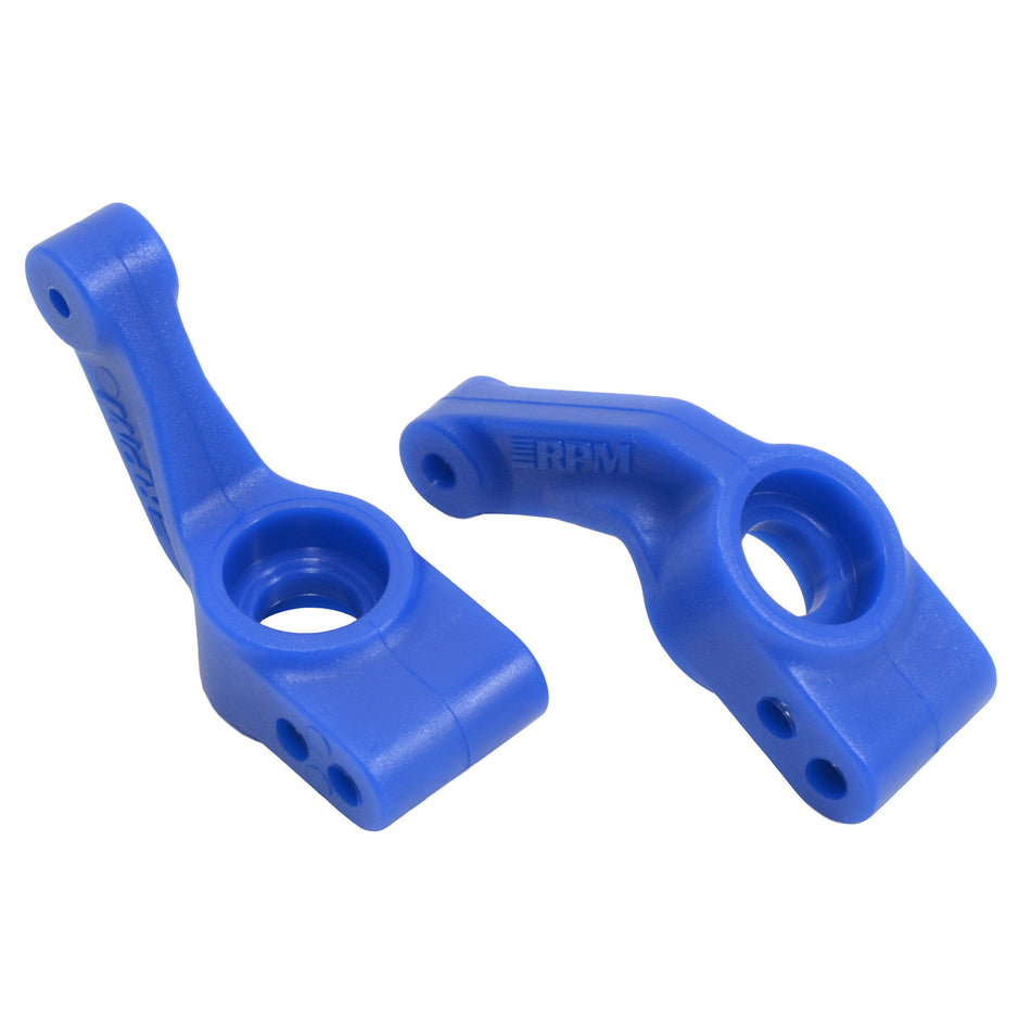 RPM Rear Stub Axle Carriers for Traxxas Slash/Bandit/Rustler/Stampede (Blue) (2)