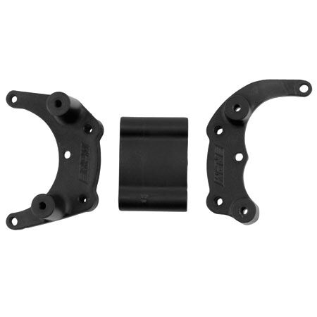 PM Bumper Mount (Black) (Rustler, Stampede, Bandit, Slash)