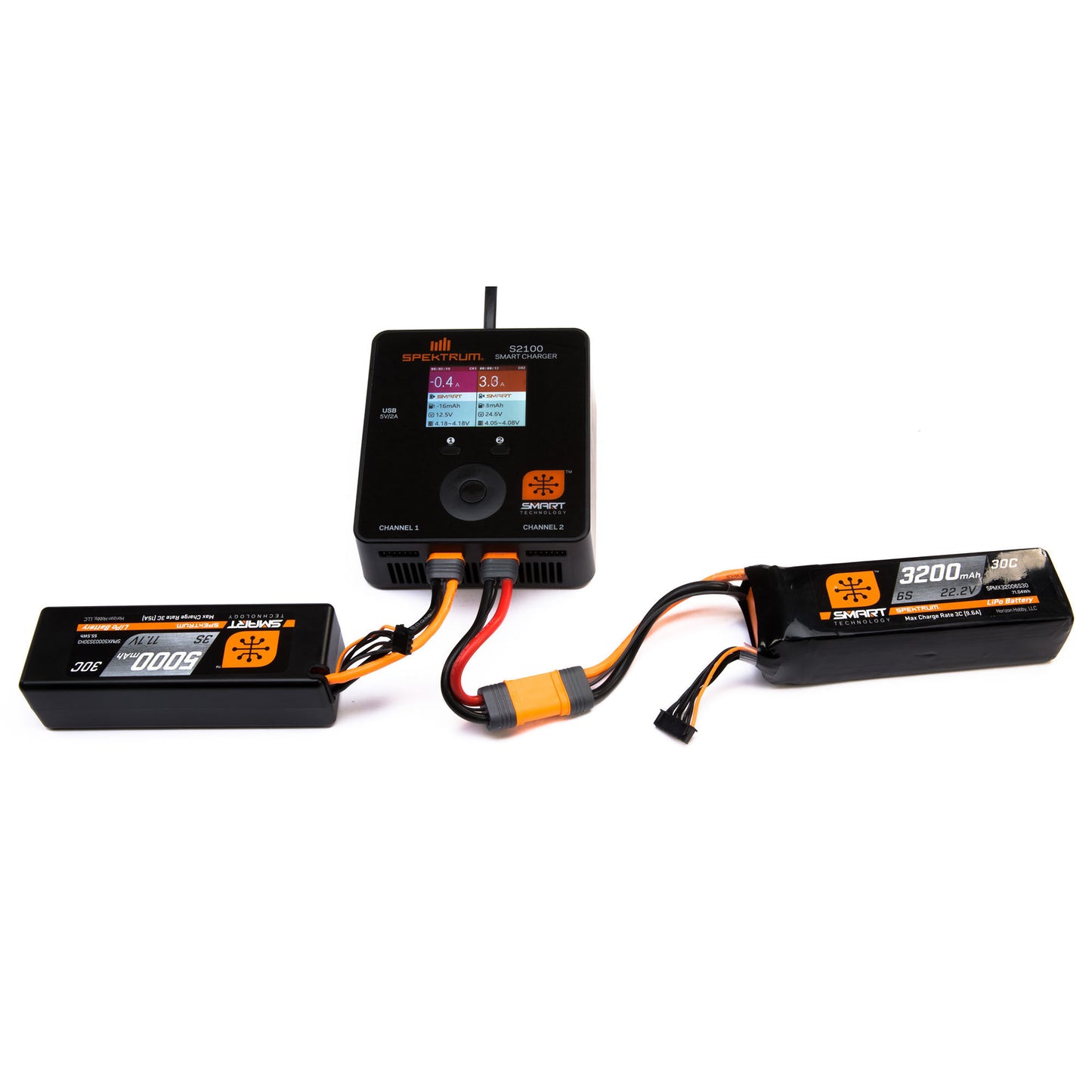 SPMX22003S30 2200mAh 3S 11.1V 30C Smart LiPo Battery; IC3