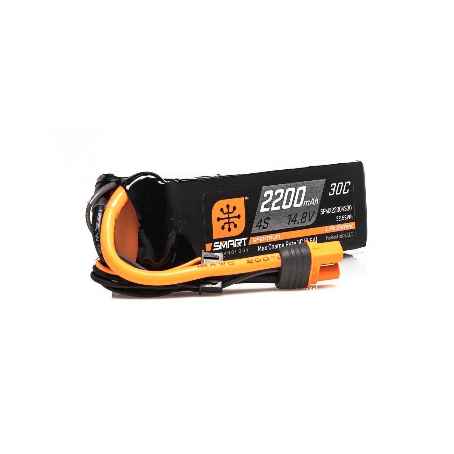 SPMX22004S30 2200mAh 4S 14.8V 30C Smart LiPo Battery; IC3