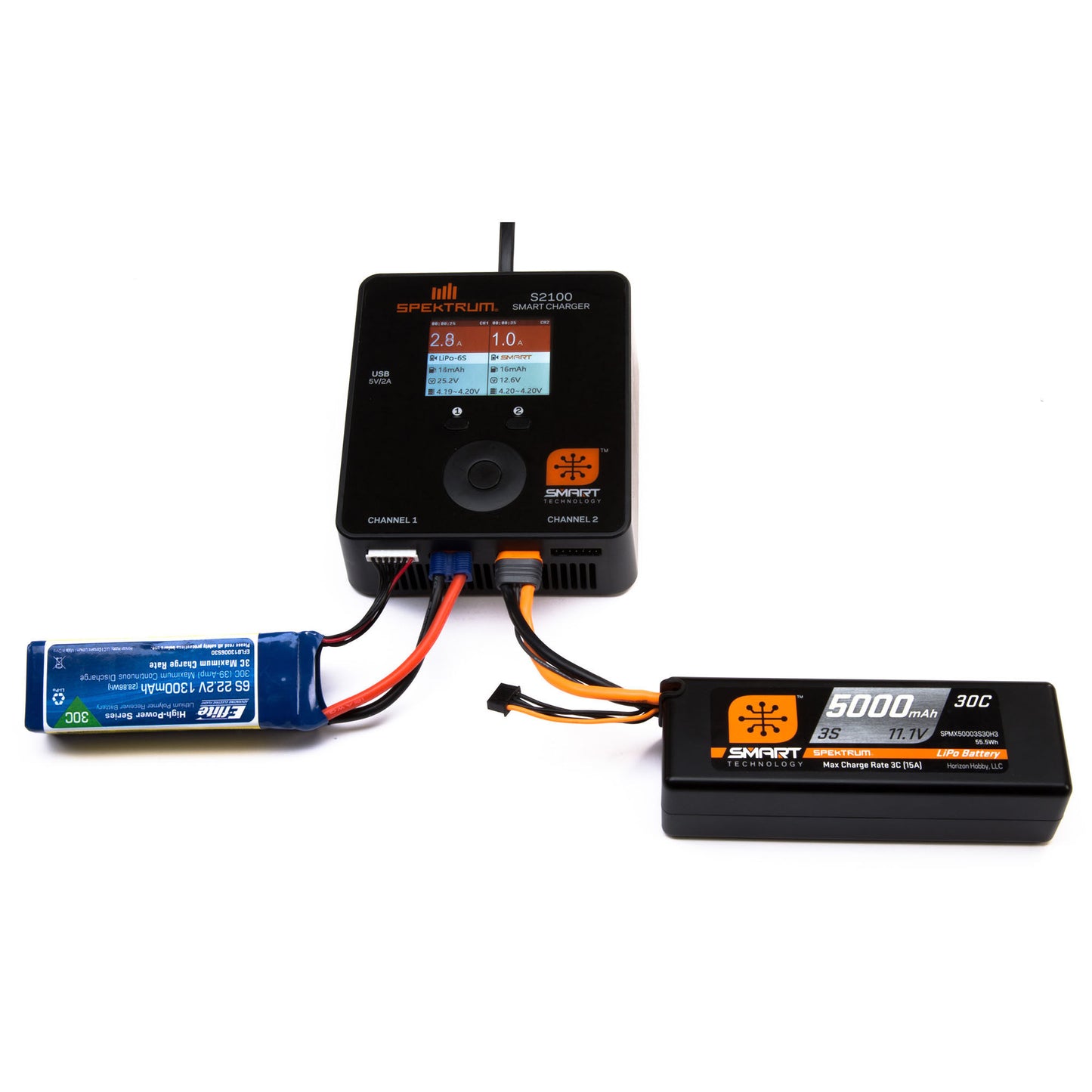 SPMX22004S30 2200mAh 4S 14.8V 30C Smart LiPo Battery; IC3