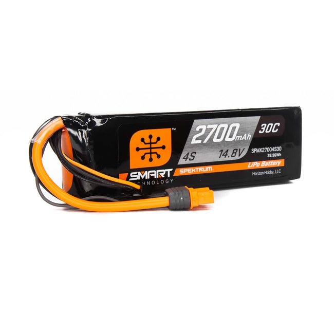 SPMX27004S30 14.8V 2700mAh 4S 30C Smart LiPo Battery: IC3