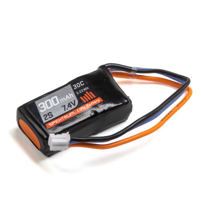 SPMX3002S30 300mAh 2S 7.4V 30C LiPo Battery; PH Connector