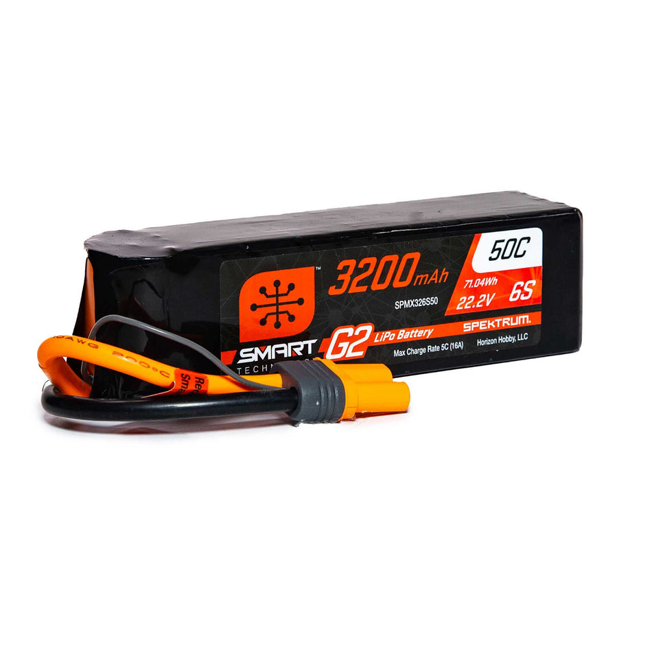 SPMX326S50 3200mAh 6S 22.2V Smart G2 LiPo 50C; IC5