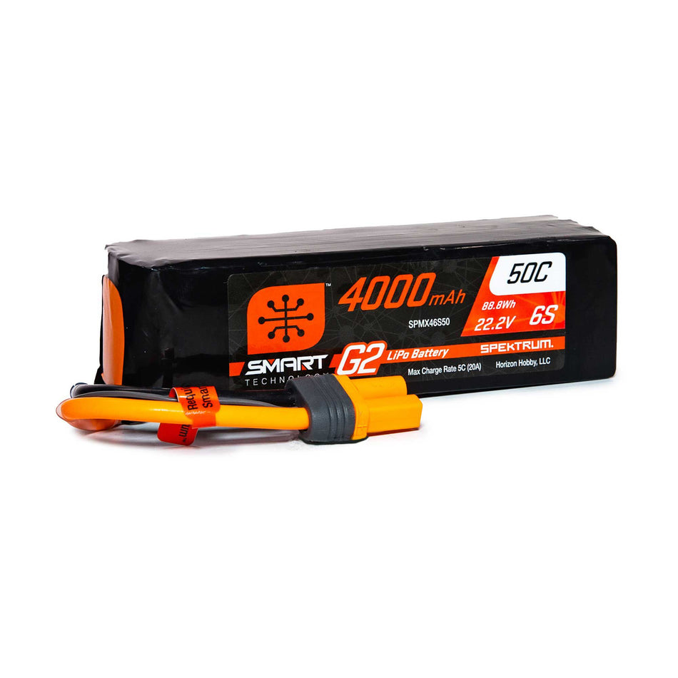 SPMX46S50 4000mAh 6S 22.2V Smart G2 LiPo 50C; IC5