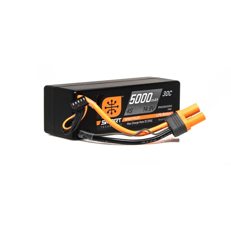 SPMX50004S30H5 5000mAh 4S 14.8V Smart LiPo 30C Hardcase; IC5