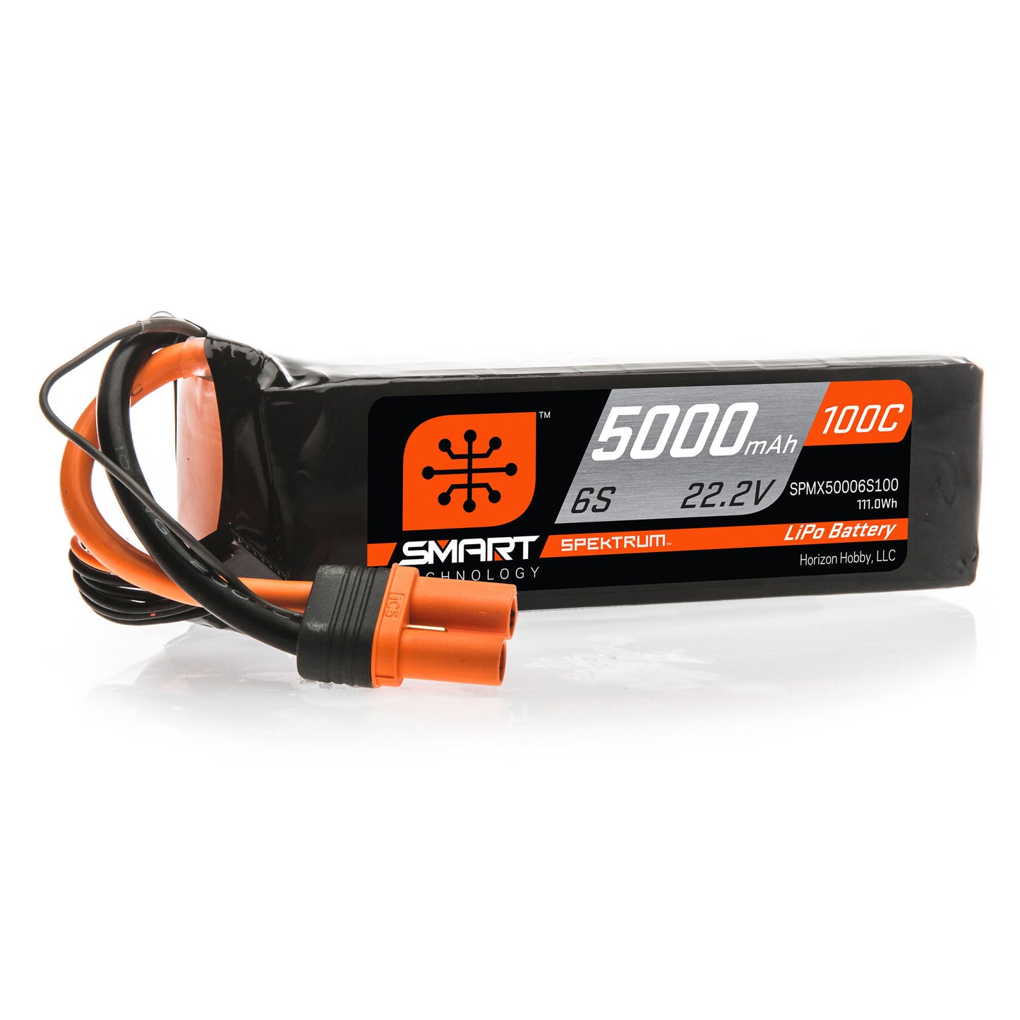 SPMX50006S100 5000mAh 6S 22.2V 100C Smart LiPo Battery; IC5