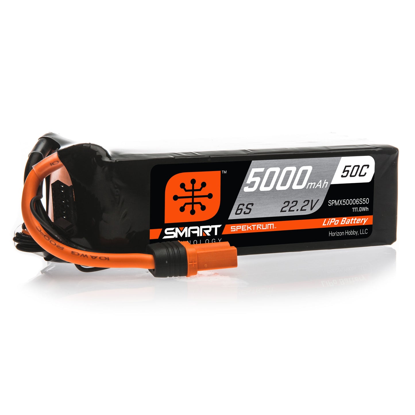 SPMX50006S50 5000mAh 6S 22.2V 50C Smart LiPo Battery; IC5