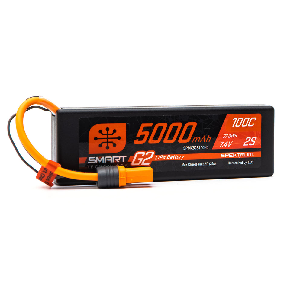 SPMX52S100H55000mAh 2S 7.4V Smart G2 LiPo 100C; IC5