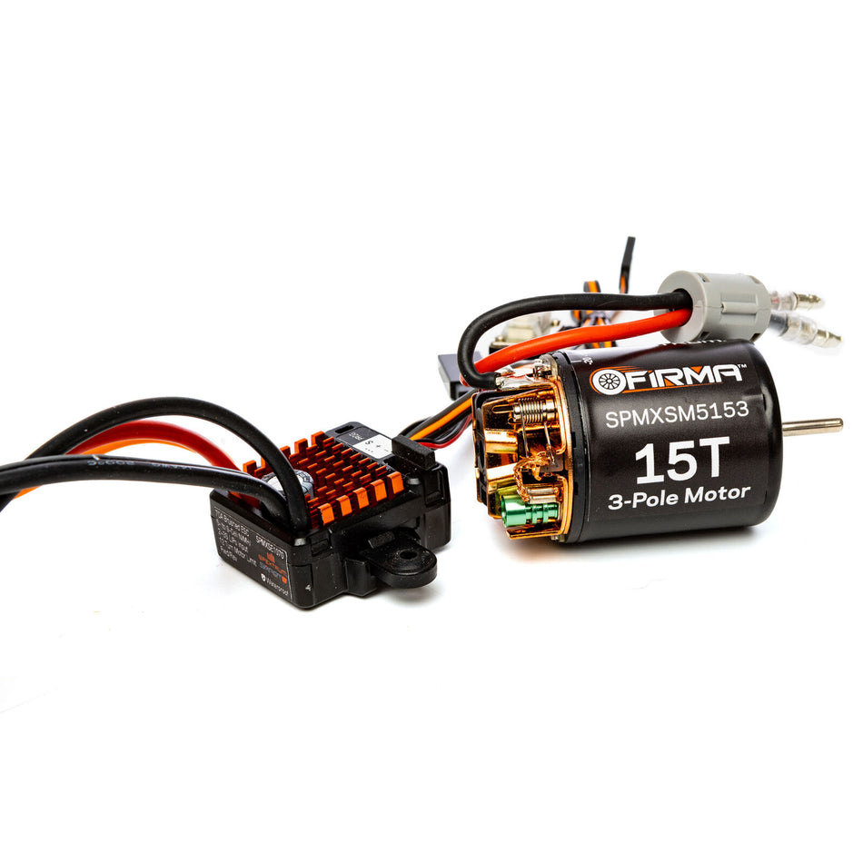 Spektrum SPMXSEMC10 FIRMA 70A BR Smart ESC/15T Brushed Motor Combo