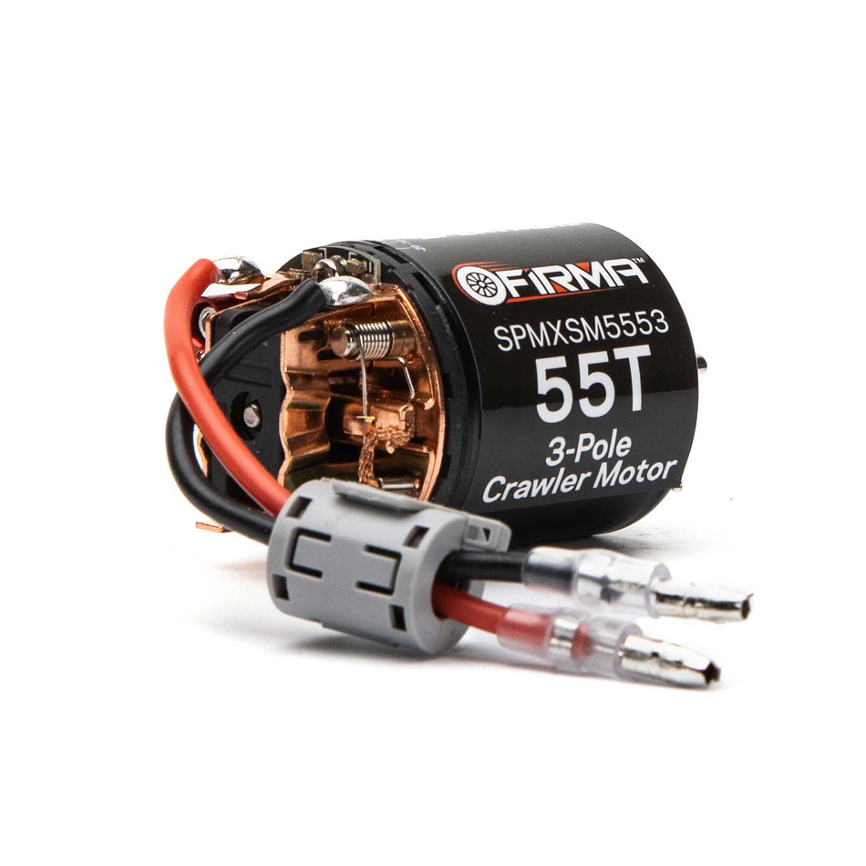 Spektrum Firma SPMXSM5553 55T Rebuildable 3 Pole Brushed Crawler Motor