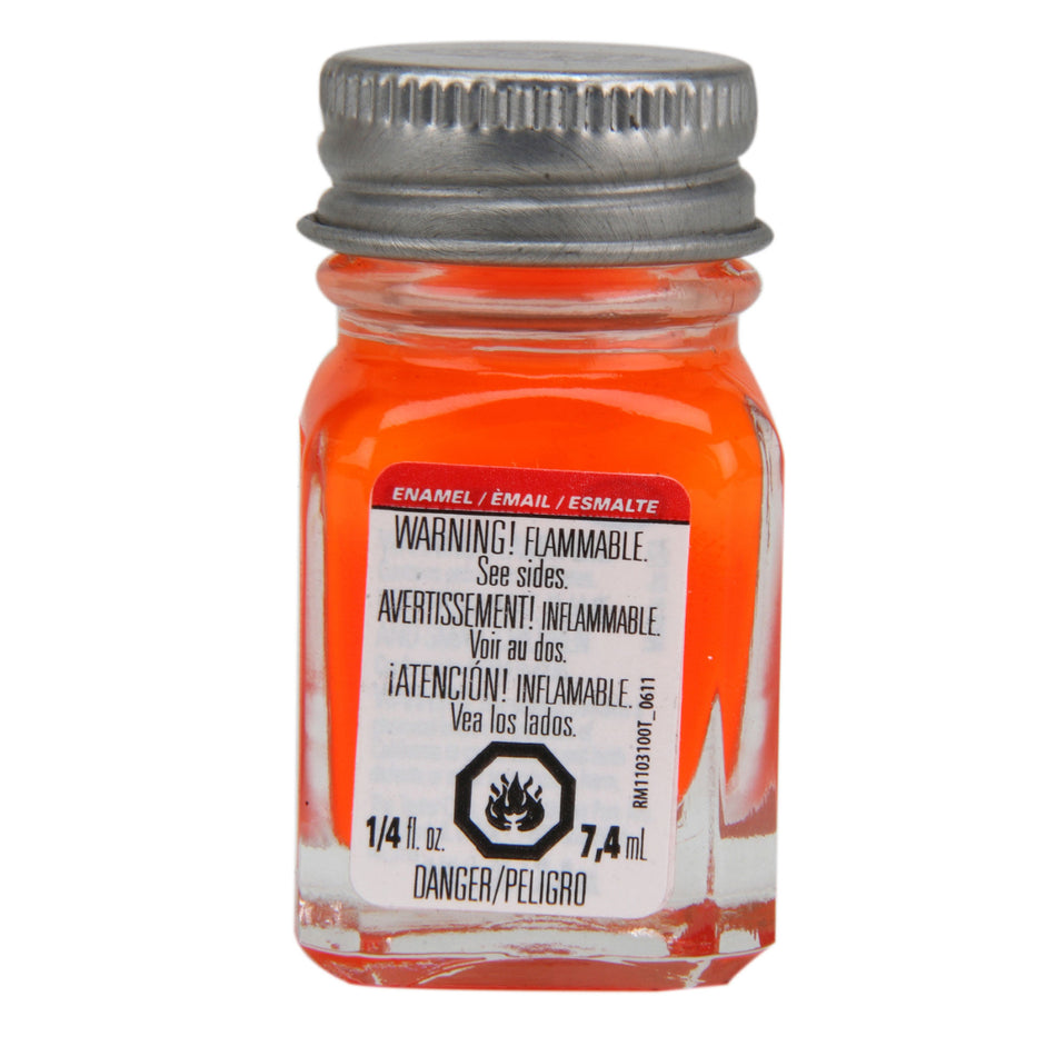 Enamel 1/4oz Flat Fl Orange