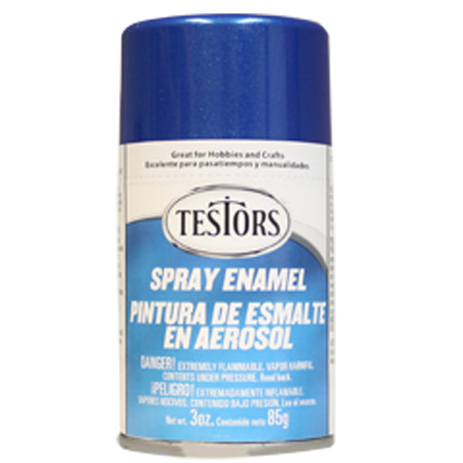 Testors Enamel Spray 3oz Artic Blue Enamel