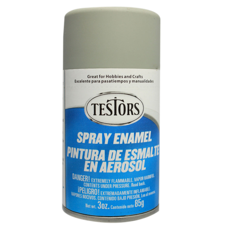 Testors Enamel Spray 3oz Dark Aircraft Gray