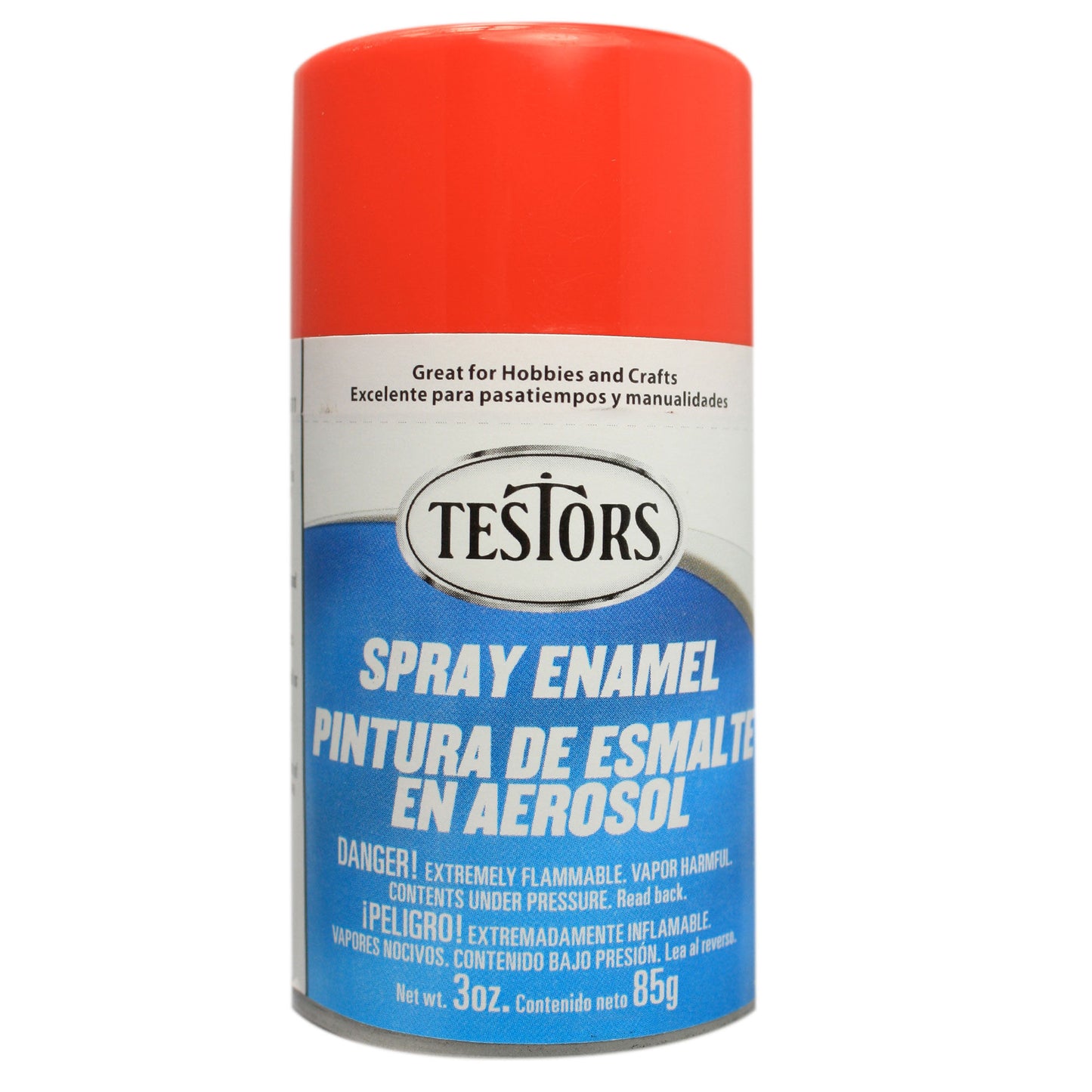 Testors Enamel Spray 3oz Gloss Bright Red