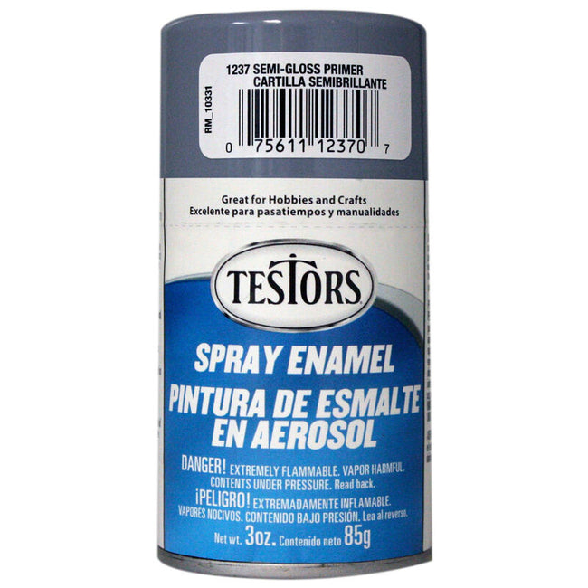 Testors Enamel Spray 3oz Primer